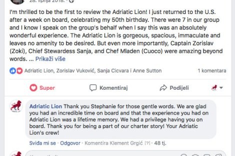 Review img # 2 of the yacht ADRIATIC LION (Lagoon 620)