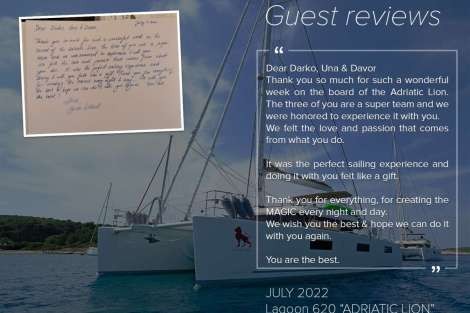 Review img # 11 of the yacht ADRIATIC LION (Lagoon 620)