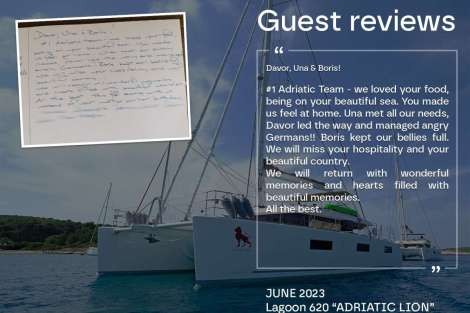 Review img # 14 of the yacht ADRIATIC LION (Lagoon 620)