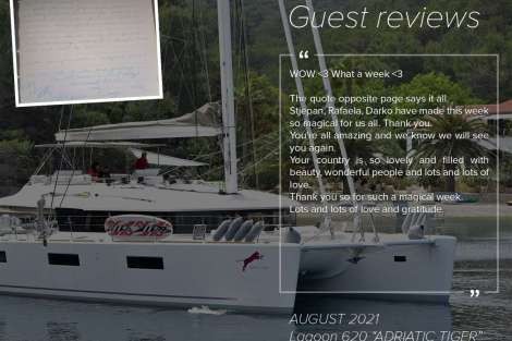 Review img # 4 of the yacht ADRIATIC TIGER (Lagoon 620)
