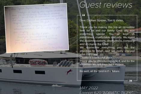 Review img # 8 of the yacht ADRIATIC TIGER (Lagoon 620)