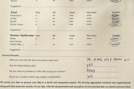 Review img # 122 of the yacht ANDIAMO