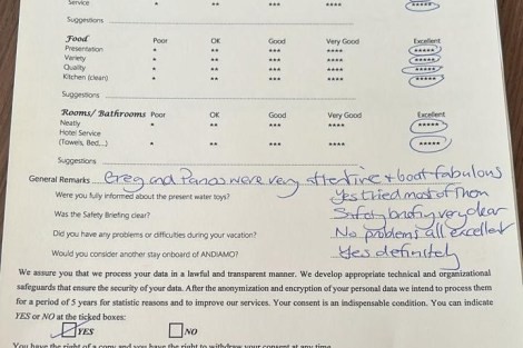 Review img # 110 of the yacht ANDIAMO