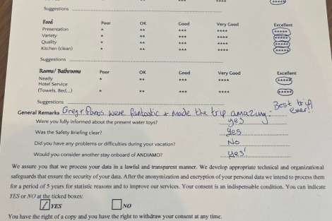 Review img # 55 of the yacht ANDIAMO