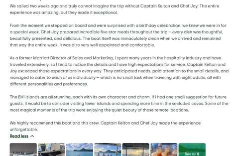 Review img # 5 of the yacht Cleopatra