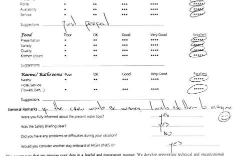 Review img # 115 of the yacht HIGH FIVE