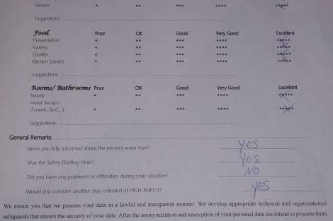 Review img # 73 of the yacht HIGH FIVE