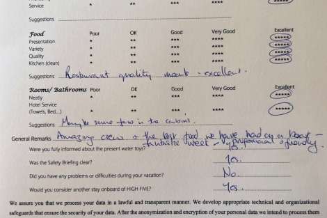 Review img # 59 of the yacht HIGH FIVE