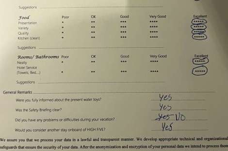 Review img # 53 of the yacht HIGH FIVE