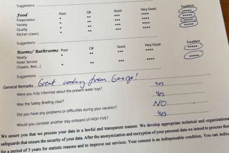 Review img # 42 of the yacht HIGH FIVE