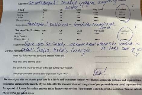 Review img # 33 of the yacht HIGH FIVE