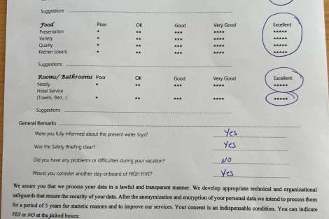 Review img # 30 of the yacht HIGH FIVE