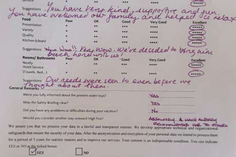 Review img # 10 of the yacht HIGH FIVE