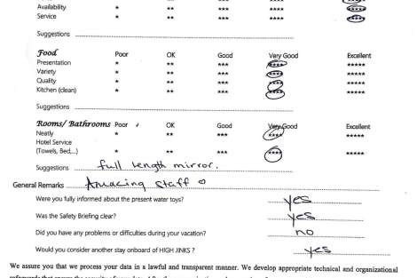 Review img # 27 of the yacht HIGHJINKS