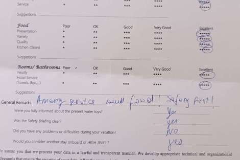 Review img # 19 of the yacht HIGHJINKS