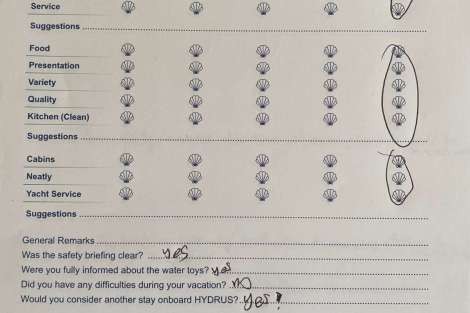Review img # 22 of the yacht HYDRUS