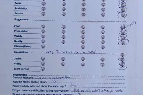 Review img # 15 of the yacht HYDRUS