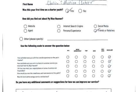 Review img # 37 of the yacht My Blue heaven