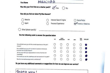 Review img # 33 of the yacht My Blue heaven