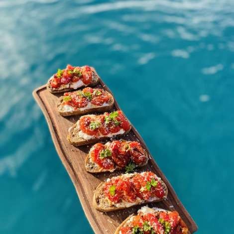 Food onboard ON A WHIM III # 4