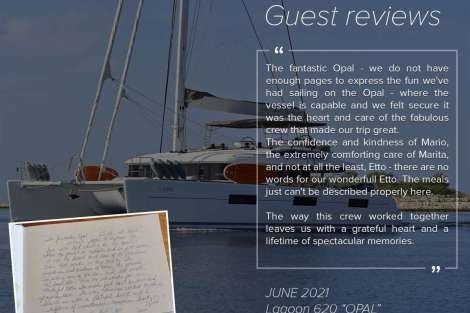 Review img # 2 of the yacht OPAL (Lagoon 620)