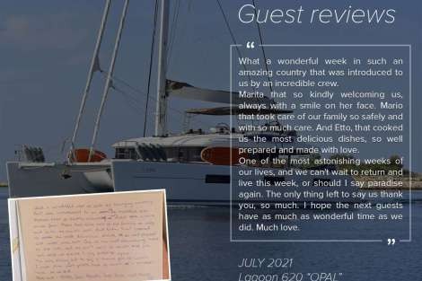 Review img # 3 of the yacht OPAL (Lagoon 620)
