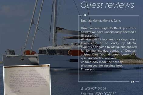Review img # 4 of the yacht OPAL (Lagoon 620)