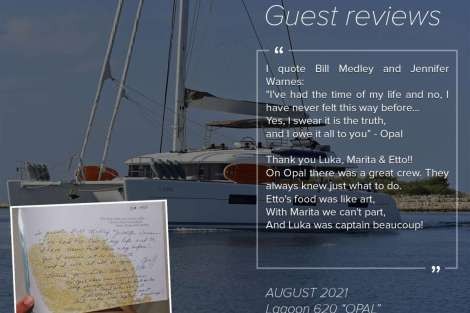 Review img # 5 of the yacht OPAL (Lagoon 620)