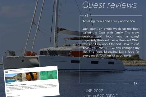 Review img # 12 of the yacht OPAL (Lagoon 620)