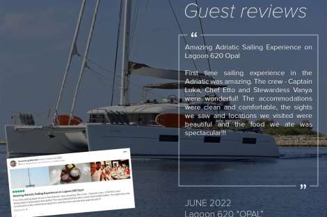 Review img # 13 of the yacht OPAL (Lagoon 620)
