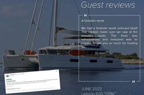 Review img # 14 of the yacht OPAL (Lagoon 620)