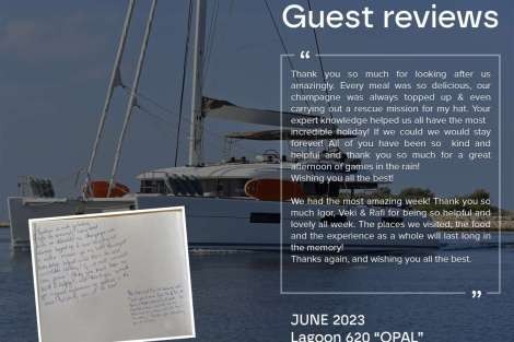 Review img # 6 of the yacht OPAL (Lagoon 620)