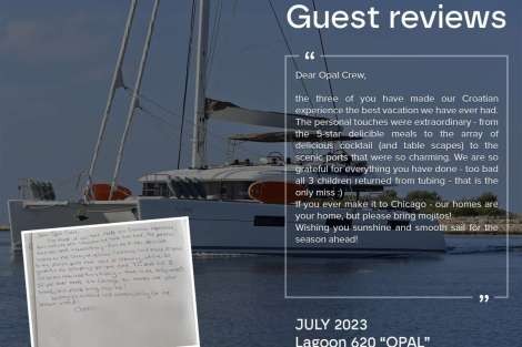 Review img # 7 of the yacht OPAL (Lagoon 620)