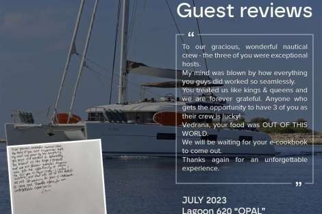Review img # 8 of the yacht OPAL (Lagoon 620)