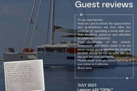 Review img # 9 of the yacht OPAL (Lagoon 620)