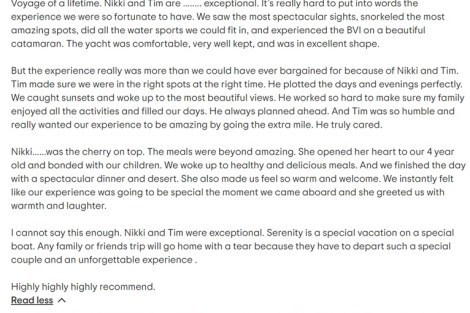 Review img # 6 of the yacht Serenity